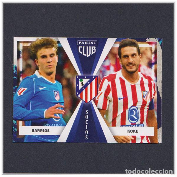 Fu&szlig;ball-Sticker: PANINI CLUB 2025 2026 25 26 ATL&Eacute;TICO MADRID BARRIOS KOKE 45 SOCIOS LIGA ALBUM COLECCI&Oacute;N