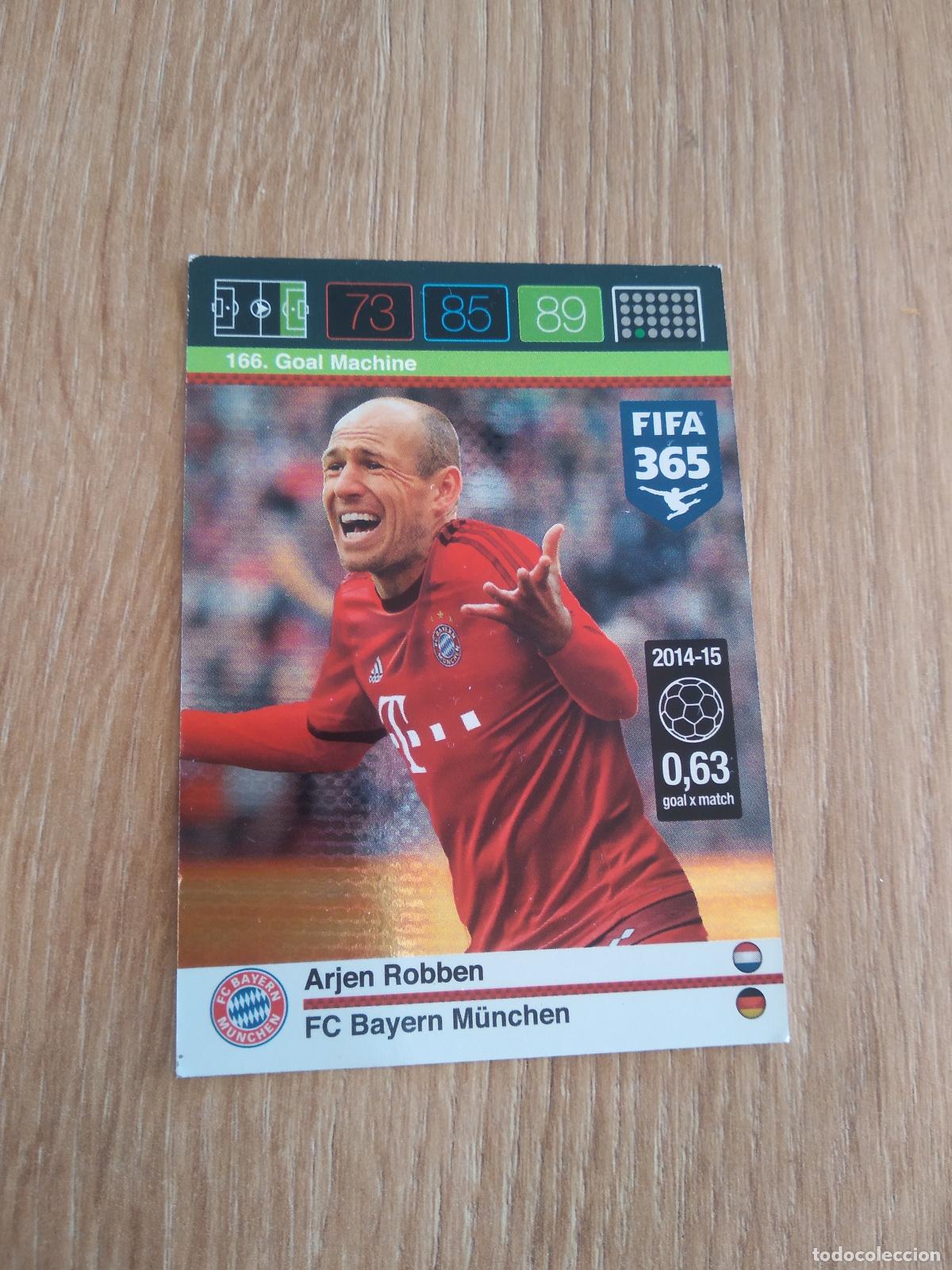 Figurine di Calcio: 166 ROBBEN BAYERN MUNICH CROMO FUTBOL PANINI FIFA 365 2015-2016 ADRENALYN 15-16