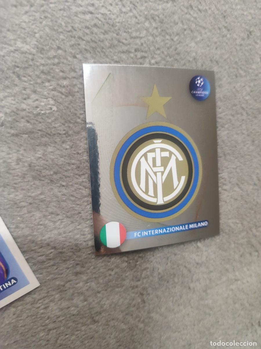 Cromos de F&uacute;tbol: 298 CHAMPIONS LEAGUE 08 09 PANINI ESCUDO LOGO - INTERNAZIONALE INTER MILANO MILAN - 2008 2009 UCL U