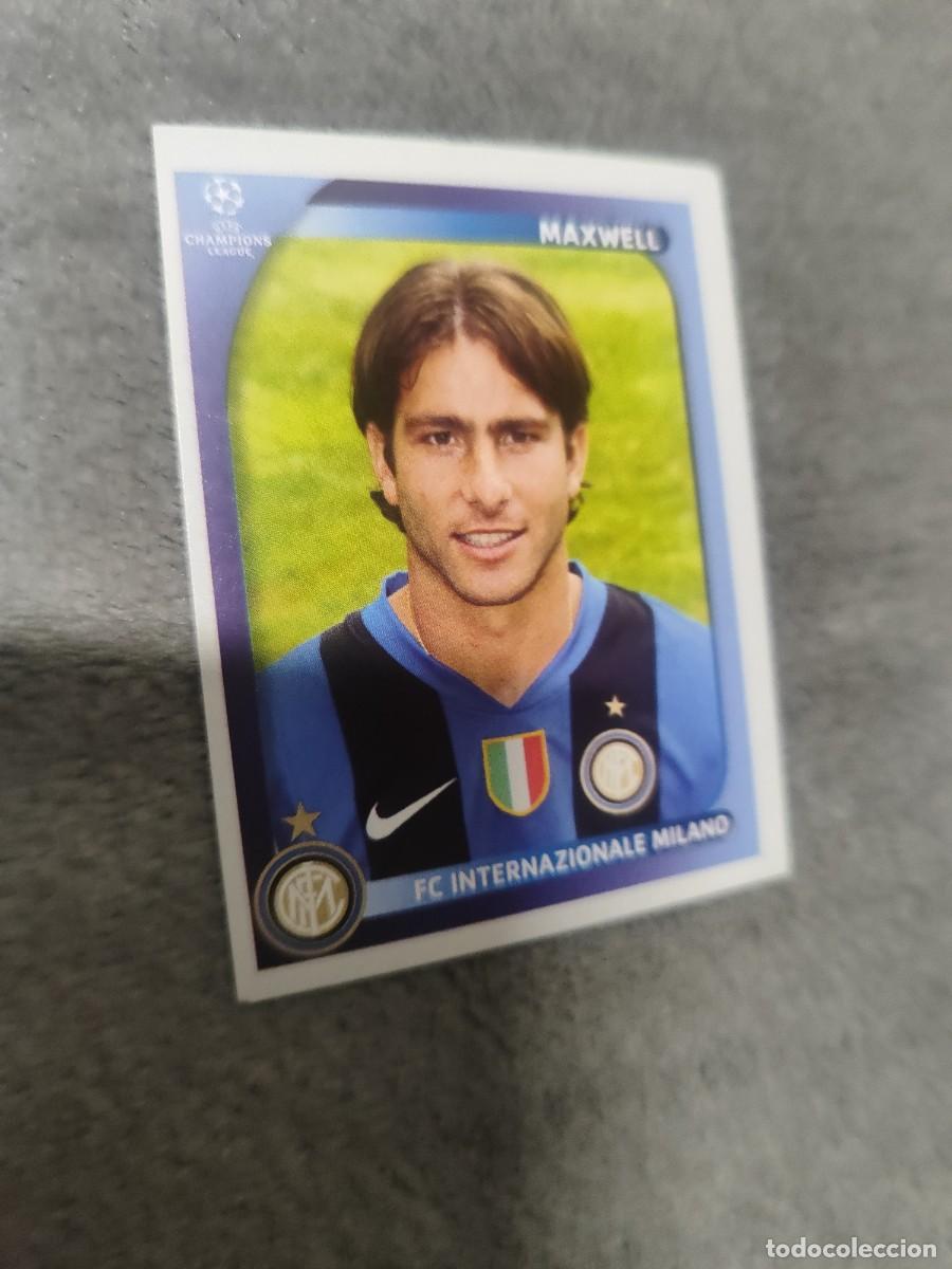 Cromos de F&uacute;tbol: 303 CHAMPIONS LEAGUE 08 09 PANINI MAXWELL - INTERNAZIONALE INTER MILANO MILAN - 2008 2009 UCL UEFA