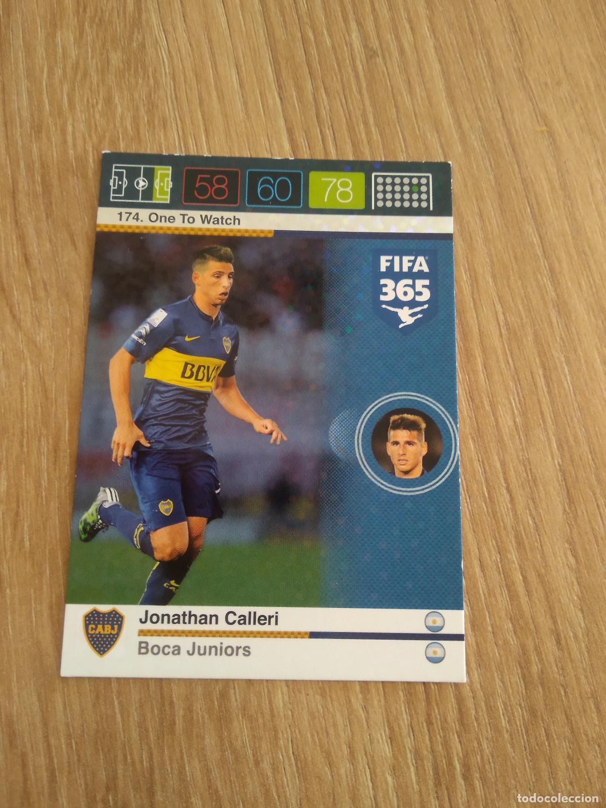 Cromos de F&uacute;tbol: 174 JONATHAN CALLERI BOCA JUNIORS CROMO FUTBOL PANINI FIFA 365 2015-2016 ADRENALYN 15-16