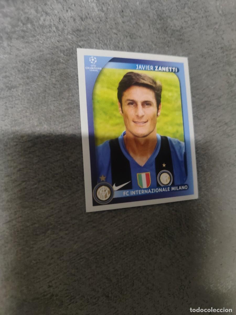 Cromos de F&uacute;tbol: 305 CHAMPIONS LEAGUE 08 09 PANINI JAVIER ZANETTI - INTERNAZIONALE INTER MILANO MILAN - 2008 2009 UC