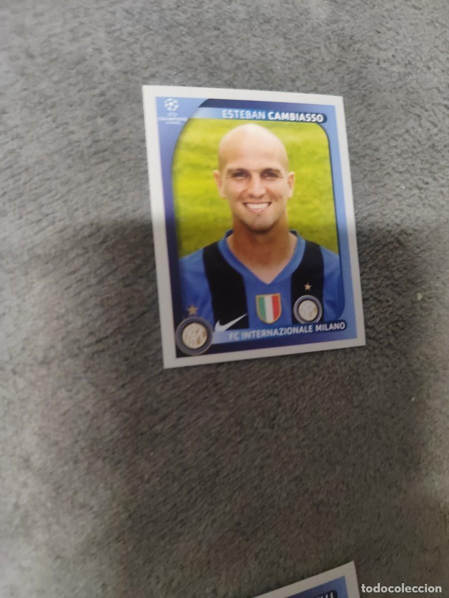 Cromos de F&uacute;tbol: 306 CHAMPIONS LEAGUE 08 09 PANINI ESTEBAN CAMBIASSO - INTERNAZIONALE INTER MILANO MILAN - 2008 2009