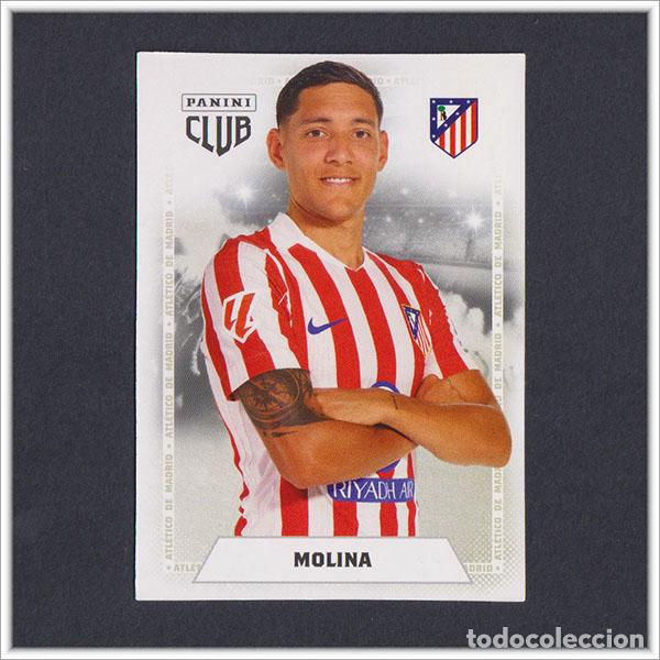 Cromos de F&uacute;tbol: PANINI CLUB 2025 2026 25 26 ATL&Eacute;TICO MADRID NAHUEL MOLINA 9 LIGA ALBUM COLECCI&Oacute;N F&Uacute;TBOL