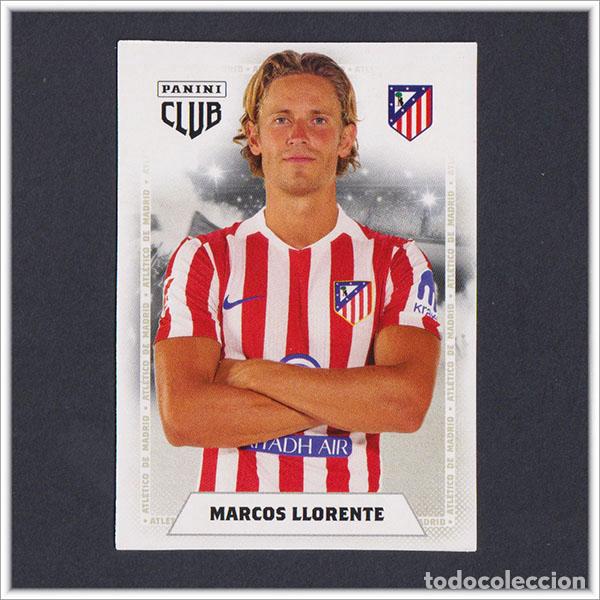 Cromos de F&uacute;tbol: PANINI CLUB 2025 2026 25 26 ATL&Eacute;TICO MADRID MARCOS LLORENTE 8 LIGA ALBUM COLECCI&Oacute;N F&Uacute;TBOL
