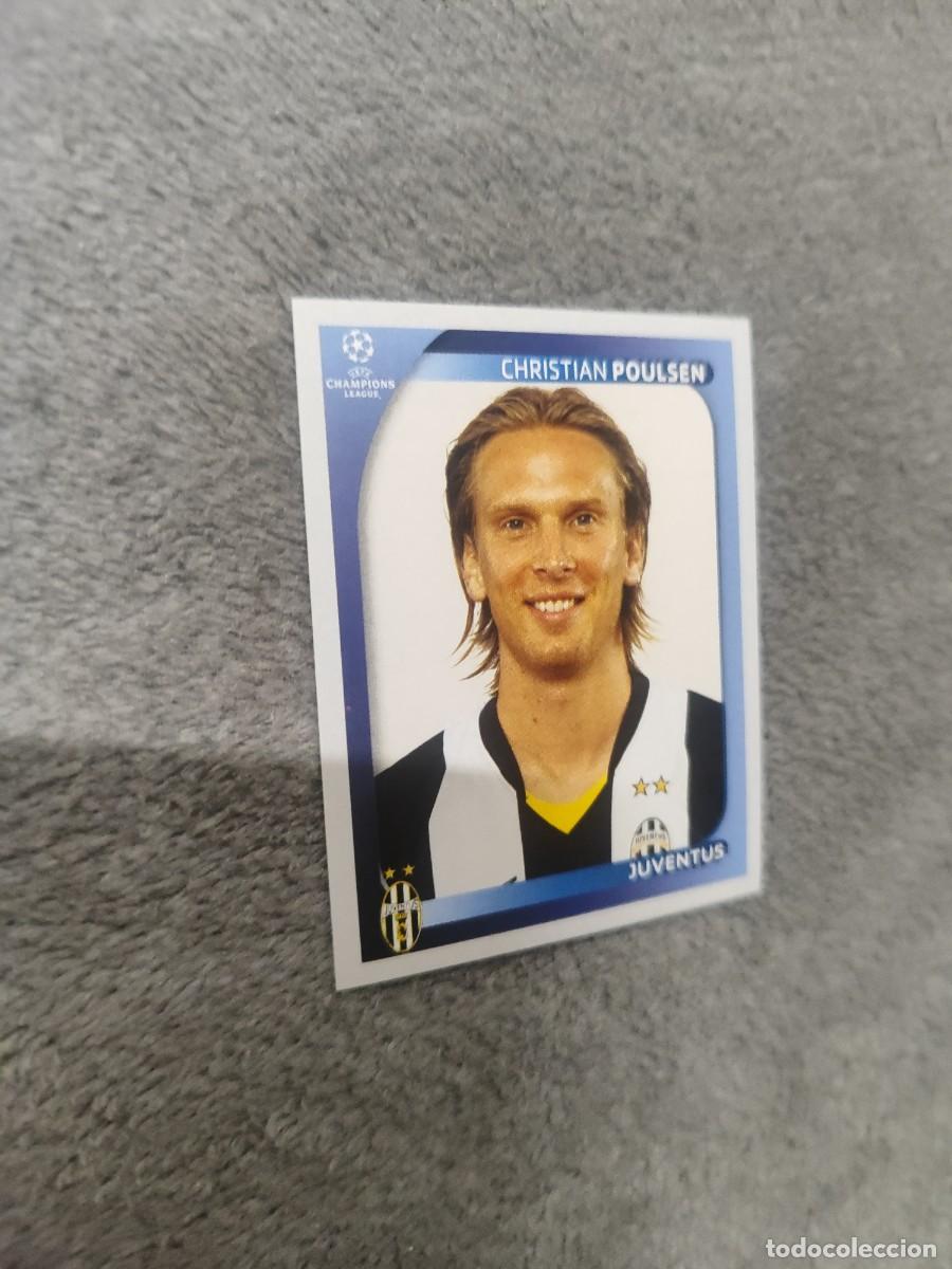 Fu&szlig;ball-Sticker: 323 CHAMPIONS LEAGUE 08 09 PANINI CHRISTIAN POULSEN - JUVENTUS - 2008 2009 UCL UEFA