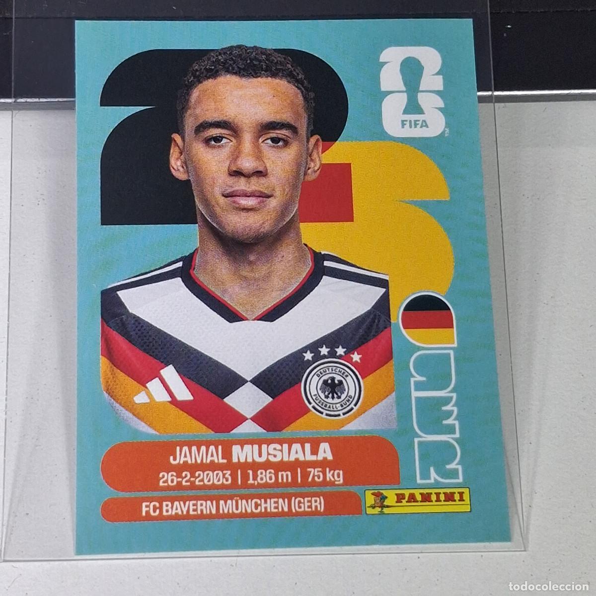 Cromos de F&uacute;tbol: B12 GER 15 GER15 JAMAL MUSIALA ALEMANIA GERMANY GER MUNDIAL FIFA WORLD CUP 2026 STICKER PANINI