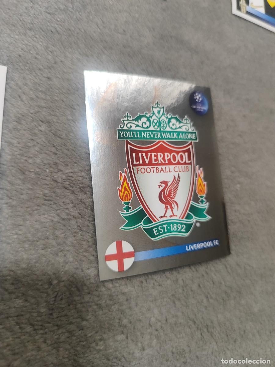 Cromos de F&uacute;tbol: 332 CHAMPIONS LEAGUE 08 09 PANINI ESCUDO LOGO - LIVERPOOL FC - 2008 2009 UCL UEFA