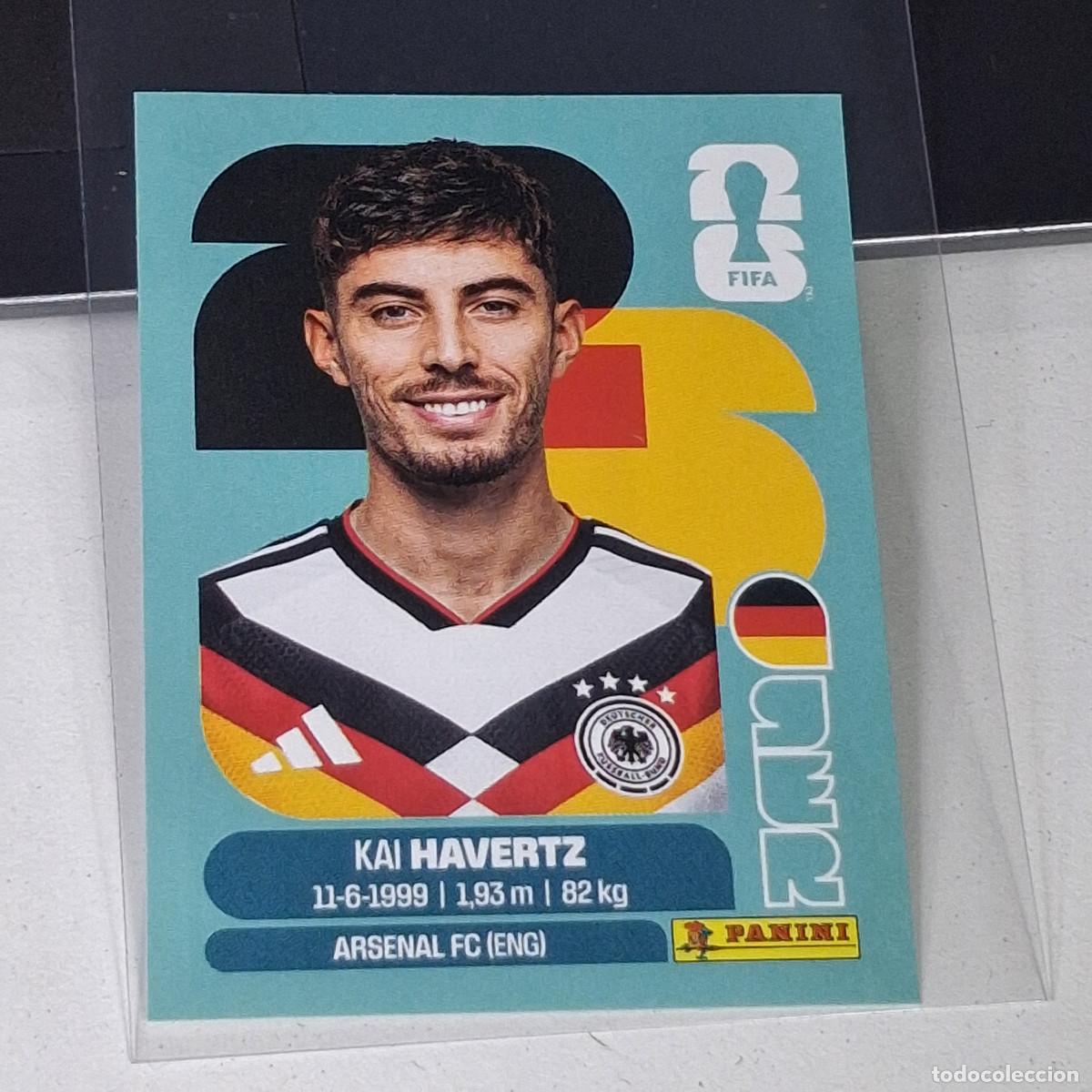 Cromos de F&uacute;tbol: B12 GER17 KAI HAVERTZ 17 ALEMANIA GERMANY GER MUNDIAL FIFA WORLD CUP 2026 STICKER PANINI