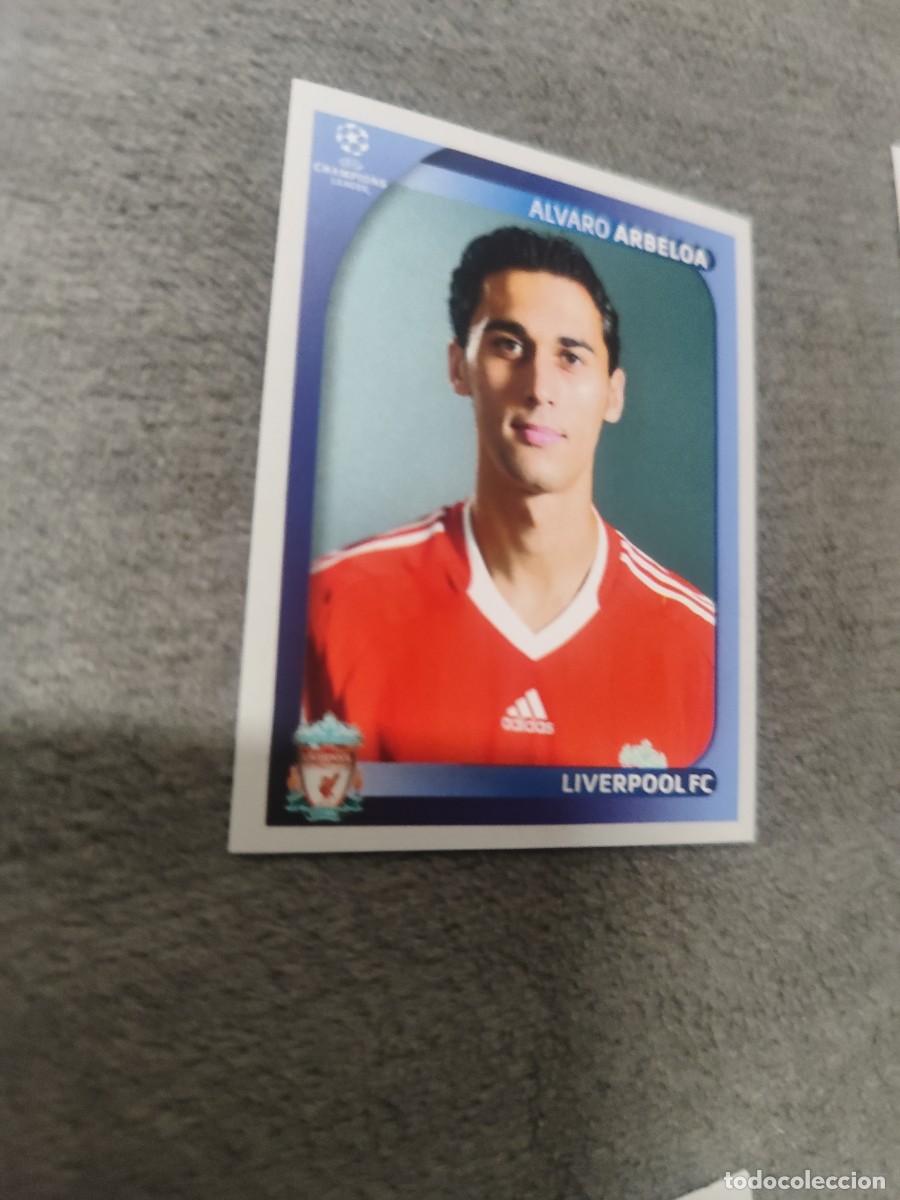 Cromos de F&uacute;tbol: 334 CHAMPIONS LEAGUE 08 09 PANINI ALVARO ARBELOA - LIVERPOOL FC - 2008 2009 UCL UEFA