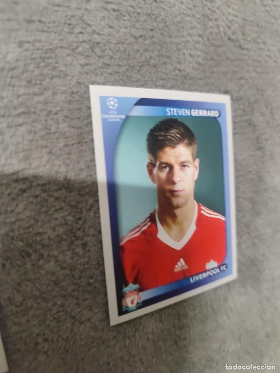Cromos de F&uacute;tbol: 343 CHAMPIONS LEAGUE 08 09 PANINI STEVEN GERRARD - LIVERPOOL FC - 2008 2009 UCL UEFA