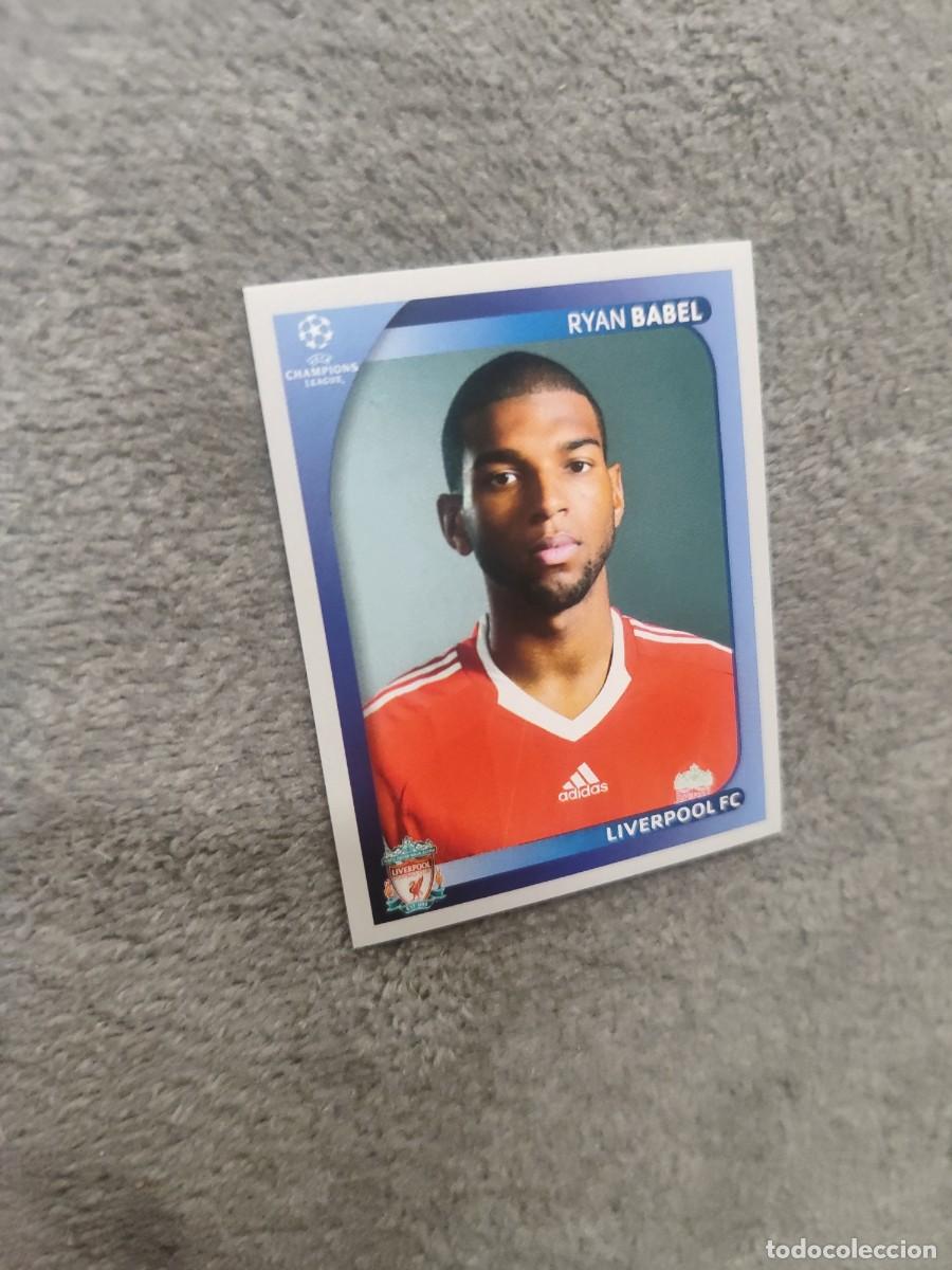 Cromos de F&uacute;tbol: 345 CHAMPIONS LEAGUE 08 09 PANINI RYAN BABEL - LIVERPOOL FC - 2008 2009 UCL UEFA
