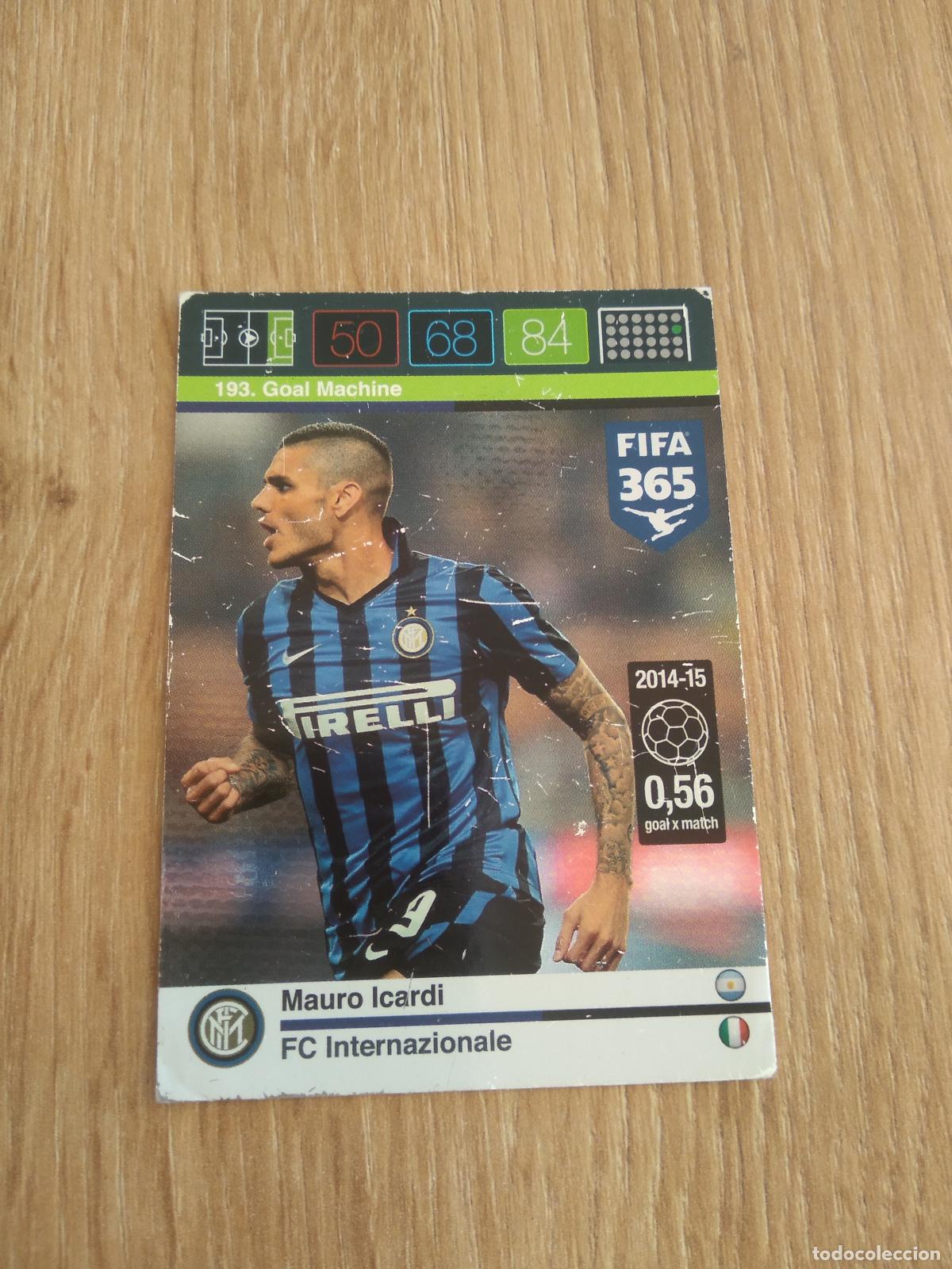 Cromos de F&uacute;tbol: 193 ICARDI INTER MILAN CROMO FUTBOL PANINI FIFA 365 2015-2016 ADRENALYN 15-16