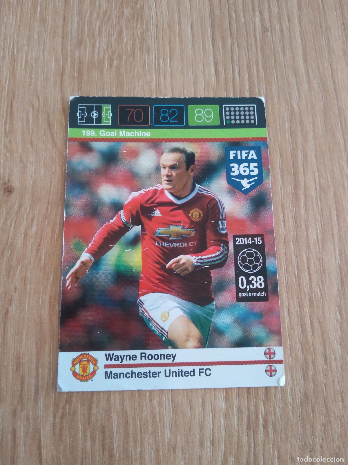 Cromos de F&uacute;tbol: 199 ROONEY MANCHESTER UNITED CROMO FUTBOL PANINI FIFA 365 2015-2016 ADRENALYN 15-16