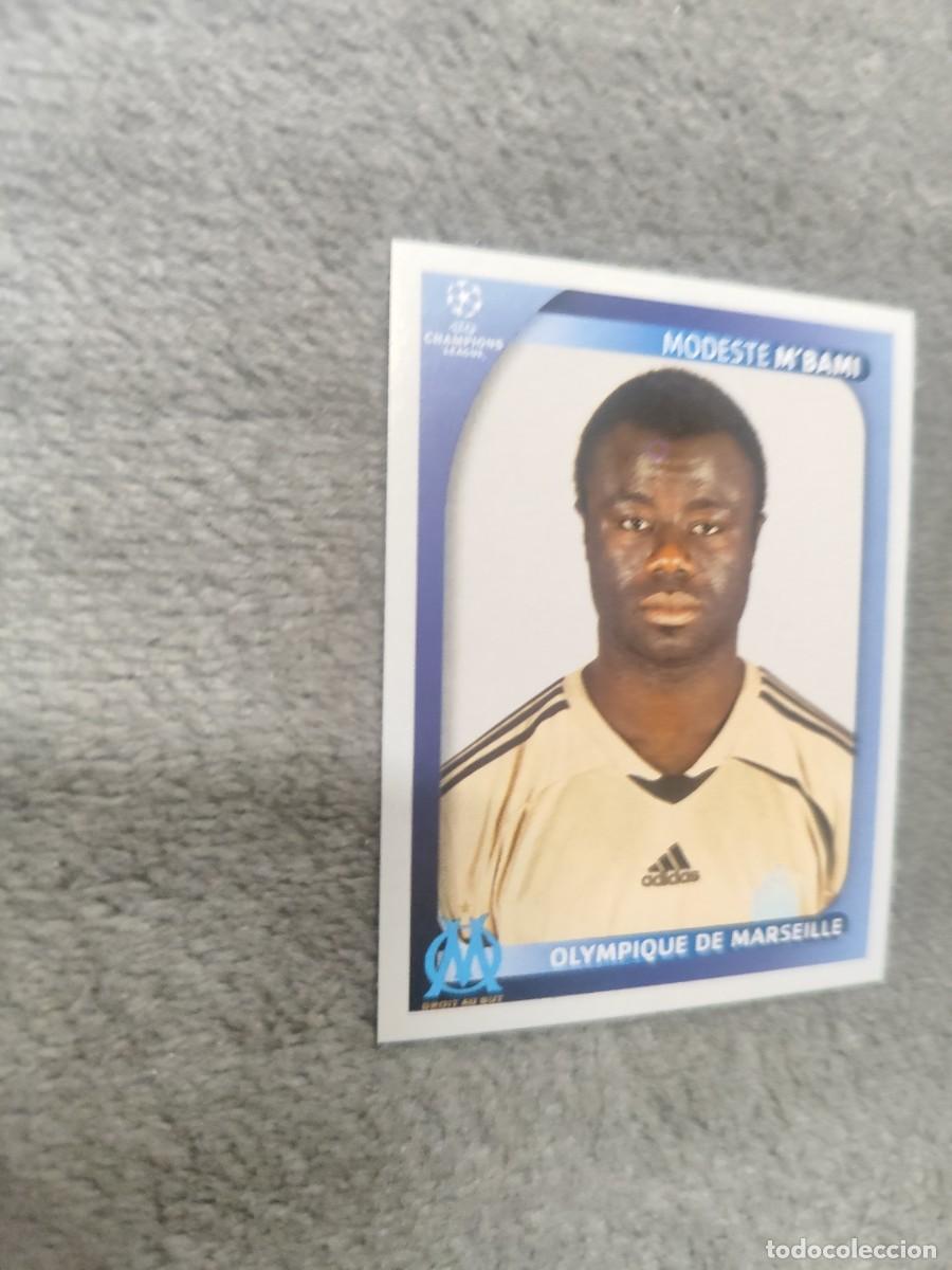 Cromos de F&uacute;tbol: 373 CHAMPIONS LEAGUE 08 09 PANINI MODESTE M'BAMI - OLYMPIQUE DE MARSEILLE MARSELLA - 2008 2009 UCL U