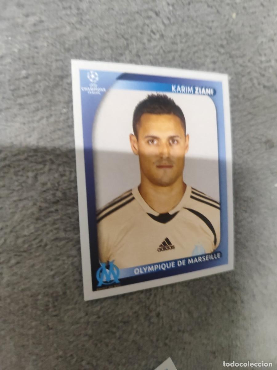 Cromos de F&uacute;tbol: 377 CHAMPIONS LEAGUE 08 09 PANINI KARIM ZIANI - OLYMPIQUE DE MARSEILLE MARSELLA - 2008 2009 UCL UEFA