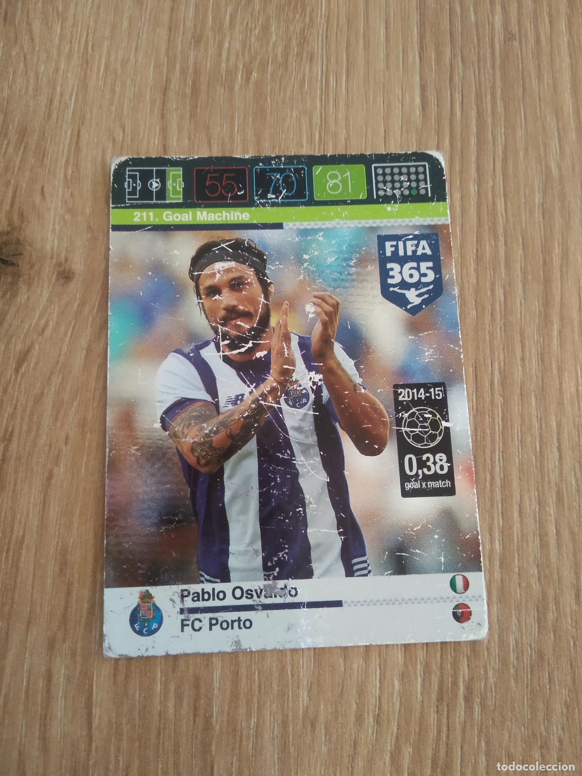 Cromos de F&uacute;tbol: 211 OSVALDO PORTO CROMO FUTBOL PANINI FIFA 365 2015-2016 ADRENALYN 15-16