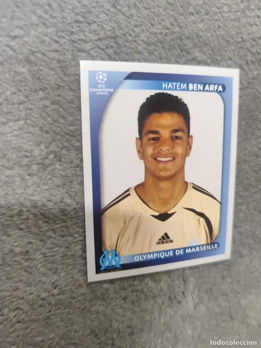 Cromos de F&uacute;tbol: 379 CHAMPIONS LEAGUE 08 09 PANINI HATEM BEN ARFA - OLYMPIQUE DE MARSEILLE MARSELLA - 2008 2009 UCL U