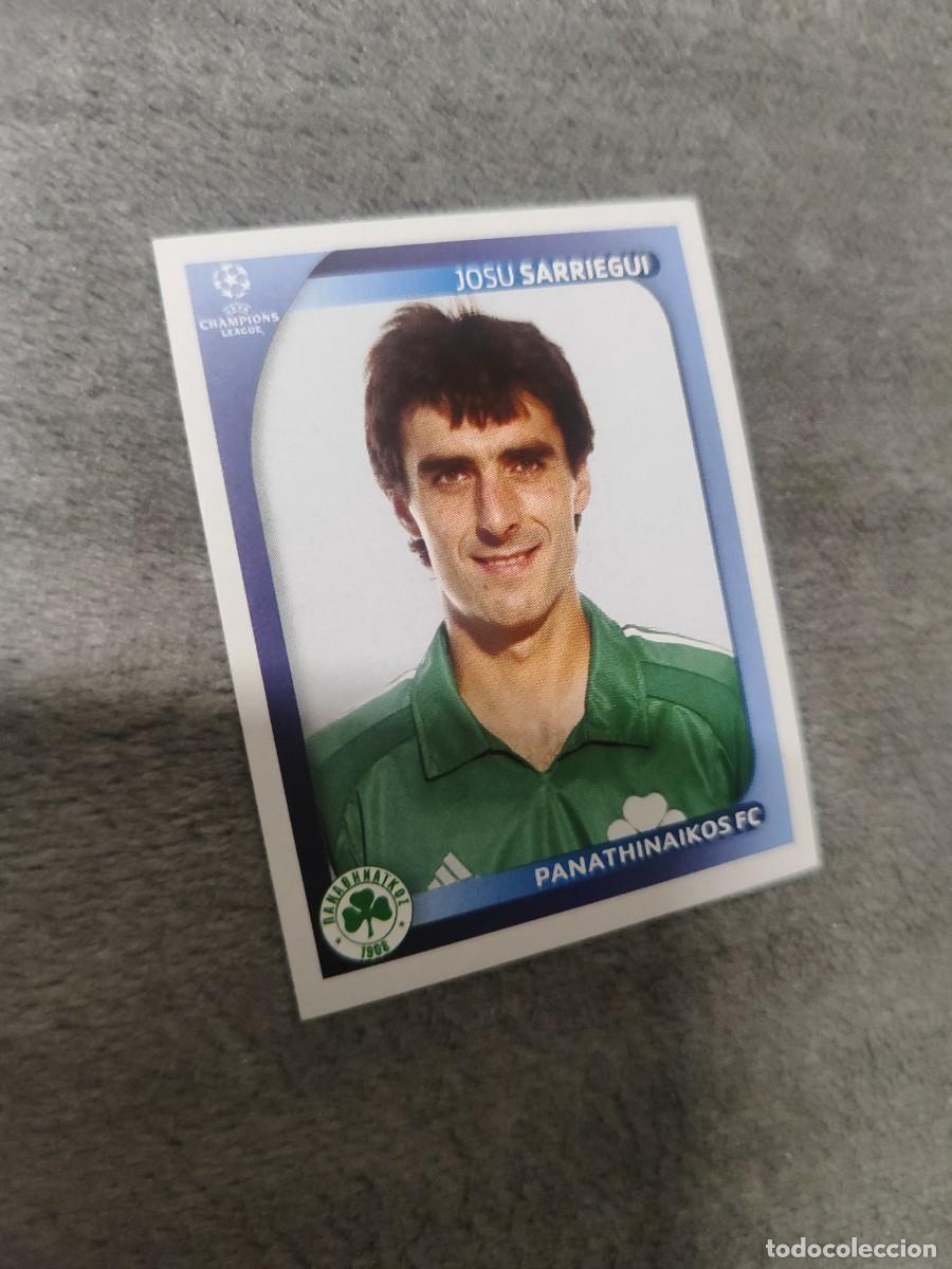 Cromos de F&uacute;tbol: 387 CHAMPIONS LEAGUE 08 09 PANINI JOSU SARRIEGUI - PANATHINAIKOS FC - 2008 2009 UCL UEFA