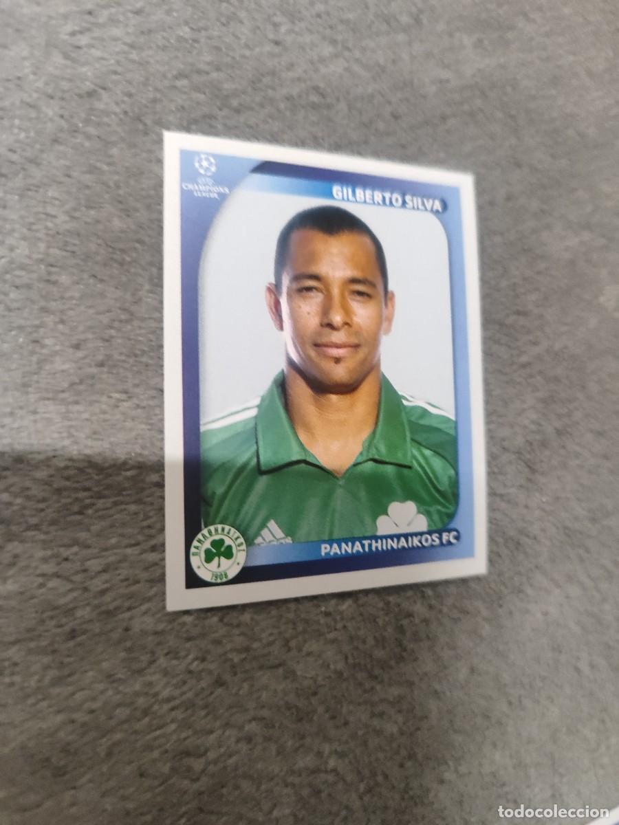 Cromos de F&uacute;tbol: 393 CHAMPIONS LEAGUE 08 09 PANINI GILBERTO SILVA - PANATHINAIKOS FC - 2008 2009 UCL UEFA