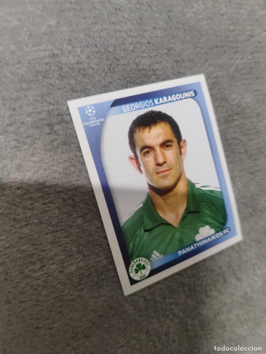 Cromos de F&uacute;tbol: 394 CHAMPIONS LEAGUE 08 09 PANINI GIORGOS KARAGOUNIS - PANATHINAIKOS FC - 2008 2009 UCL UEFA