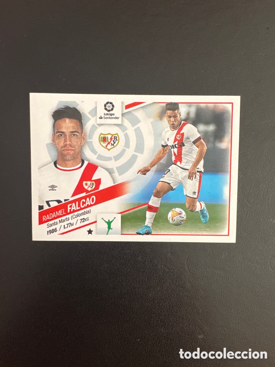 Fu&szlig;ball-Sticker: FALCAO RAYO VALLECANO N&Uacute;MERO 20 LIGA ESTE 2022 2023