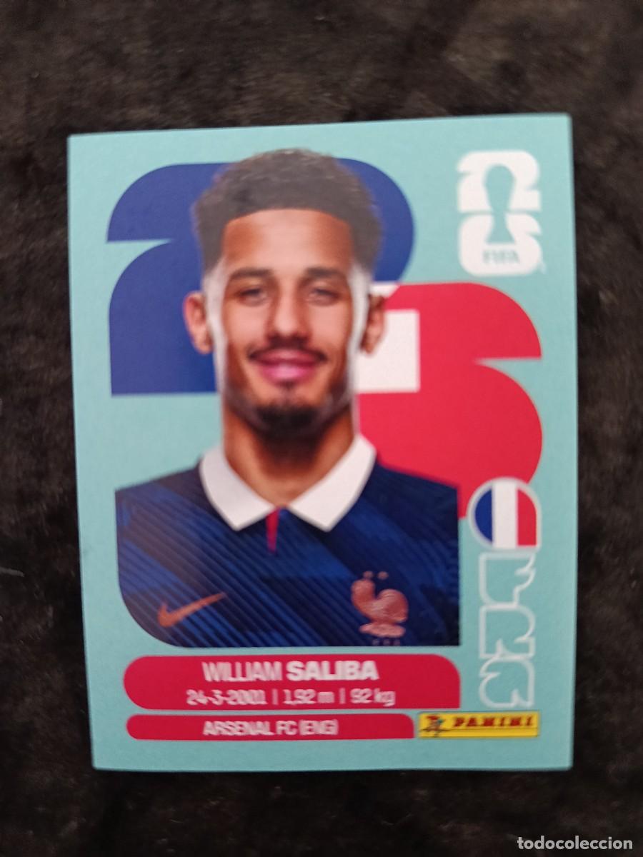 Cromos de F&uacute;tbol: FIFA WORLD CUP 2026 PANINI. #FRA 4 WILLIAM SALIBA. FRANCIA.