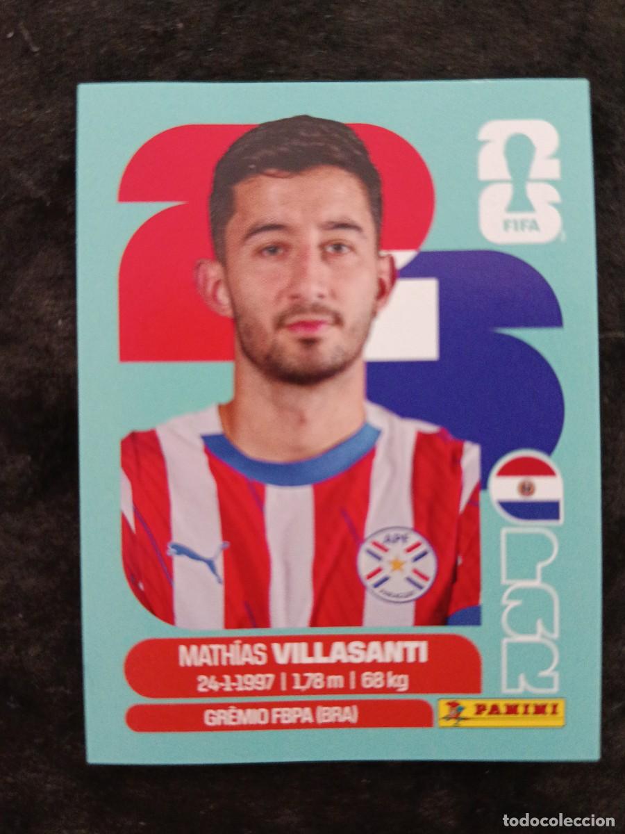 Cromos de F&uacute;tbol: FIFA WORLD CUP 2026 PANINI. #PAR 9. MATHIAS VILLASANTI. PARAGUAY