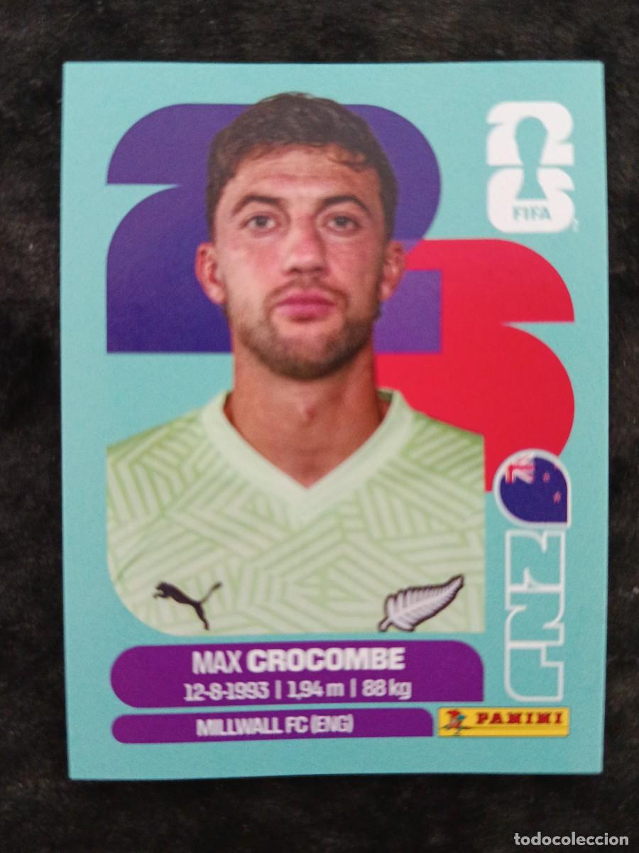 Cromos de F&uacute;tbol: FIFA WORLD CUP 2026 PANINI. #NZL 2. MAX CROCOMBRE. NUEVA ZELANDA