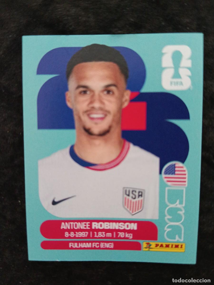 Cromos de F&uacute;tbol: FIFA WORLD CUP 2026 PANINI. #USA 7. ANTONEE ROBINSON. USA