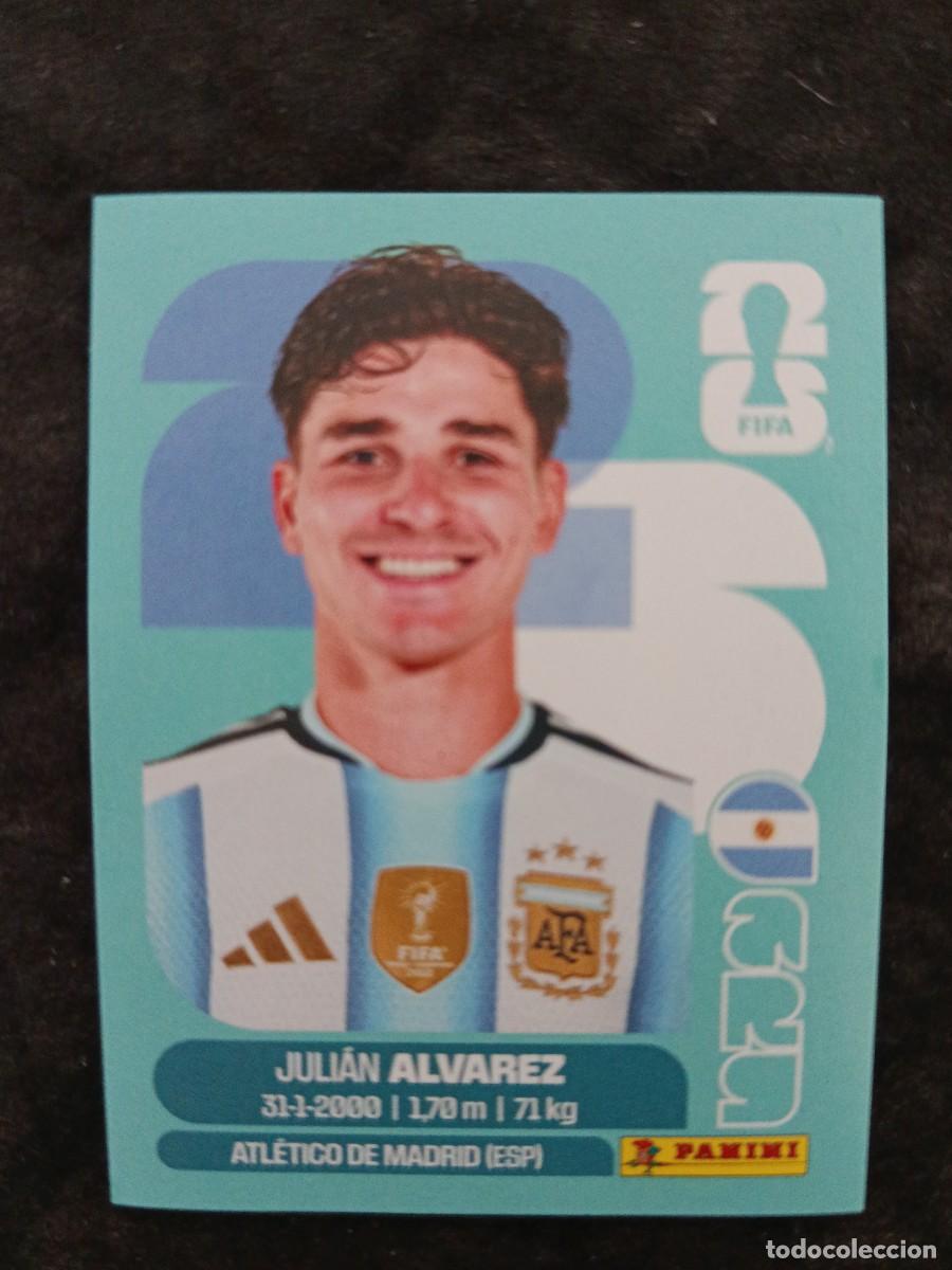 Cromos de F&uacute;tbol: FIFA WORLD CUP 2026 PANINI. #ARG 19. JULI&Aacute;N &Aacute;LVAREZ. ARGENTINA