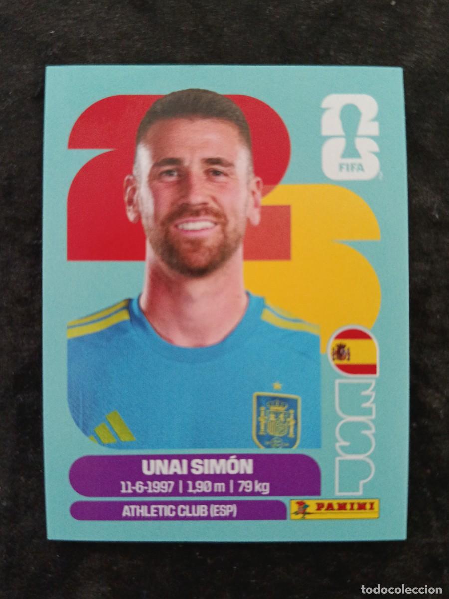 Cromos de F&uacute;tbol: FIFA WORLD CUP 2026 PANINI. #ESP 2. UNAI SIM&Oacute;N. ESPA&Ntilde;A