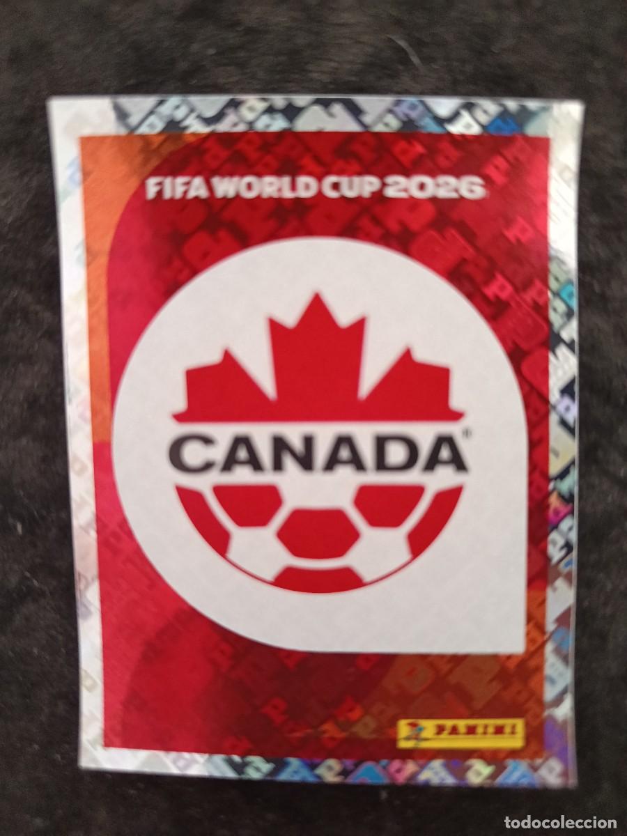 Cromos de F&uacute;tbol: FIFA WORLD CUP 2026 PANINI. #CAN 1. ESCUDO CANAD&Aacute;.