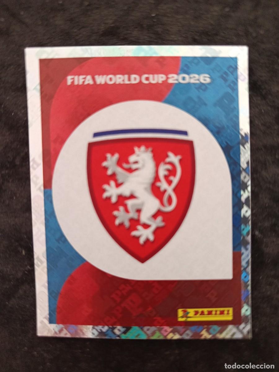 Cromos de F&uacute;tbol: FIFA WORLD CUP 2026 PANINI. #CZE 1. ESCUDO REPUBLICA CHECA.