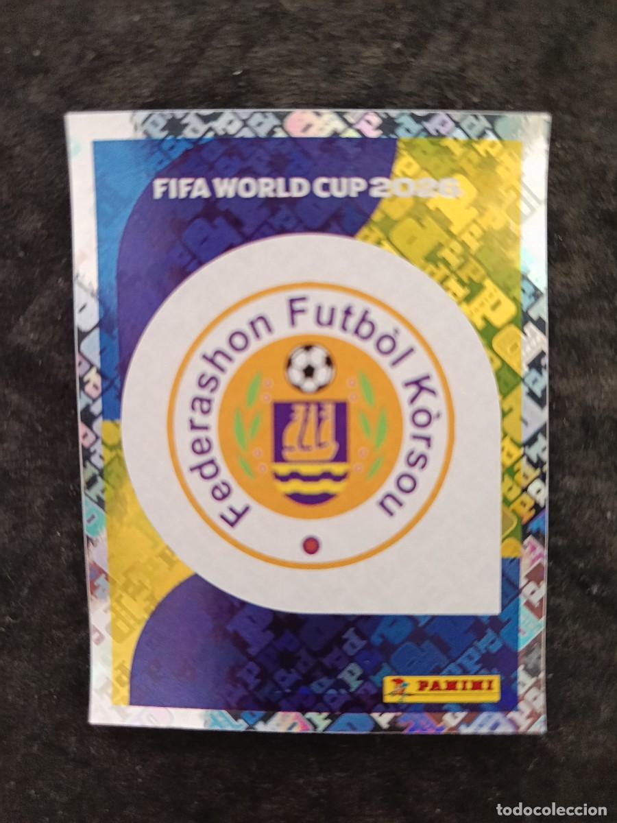 Cromos de F&uacute;tbol: FIFA WORLD CUP 2026 PANINI. #CUW 1. ESCUDO CURASAO.