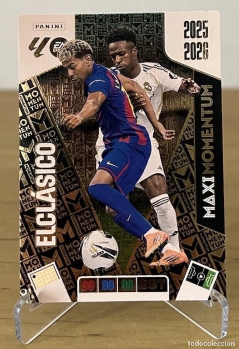 Cromos de F&uacute;tbol: El cl&aacute;sico Vinicius y Lamine Yamal Adrenalyn XL