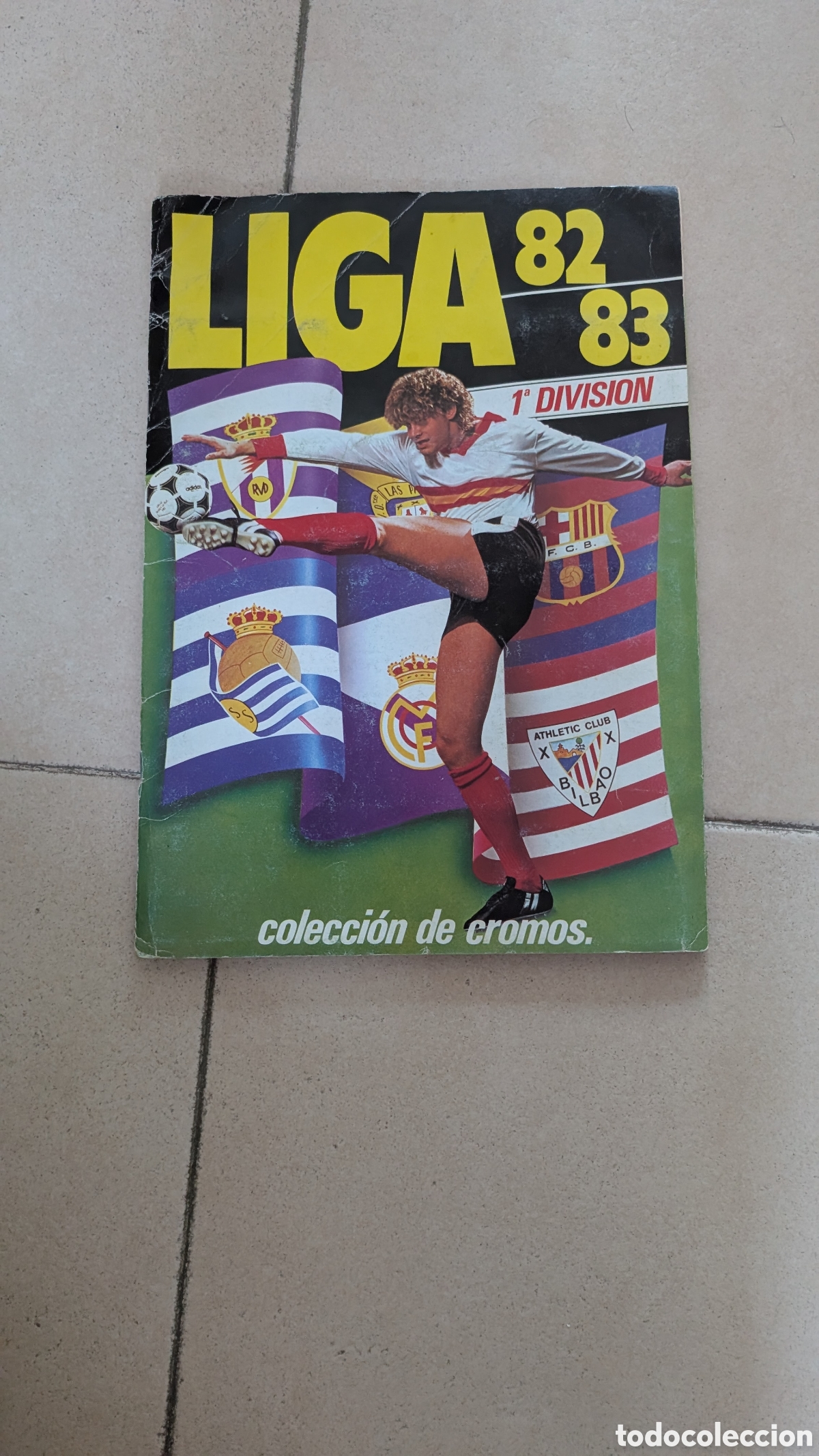 Cromos de F&uacute;tbol: ALBUM LIGA ESTE 1982/83 82 83 INCOMPLETO CON 15 FICHAJES, EN MUY BUEN ESTADO