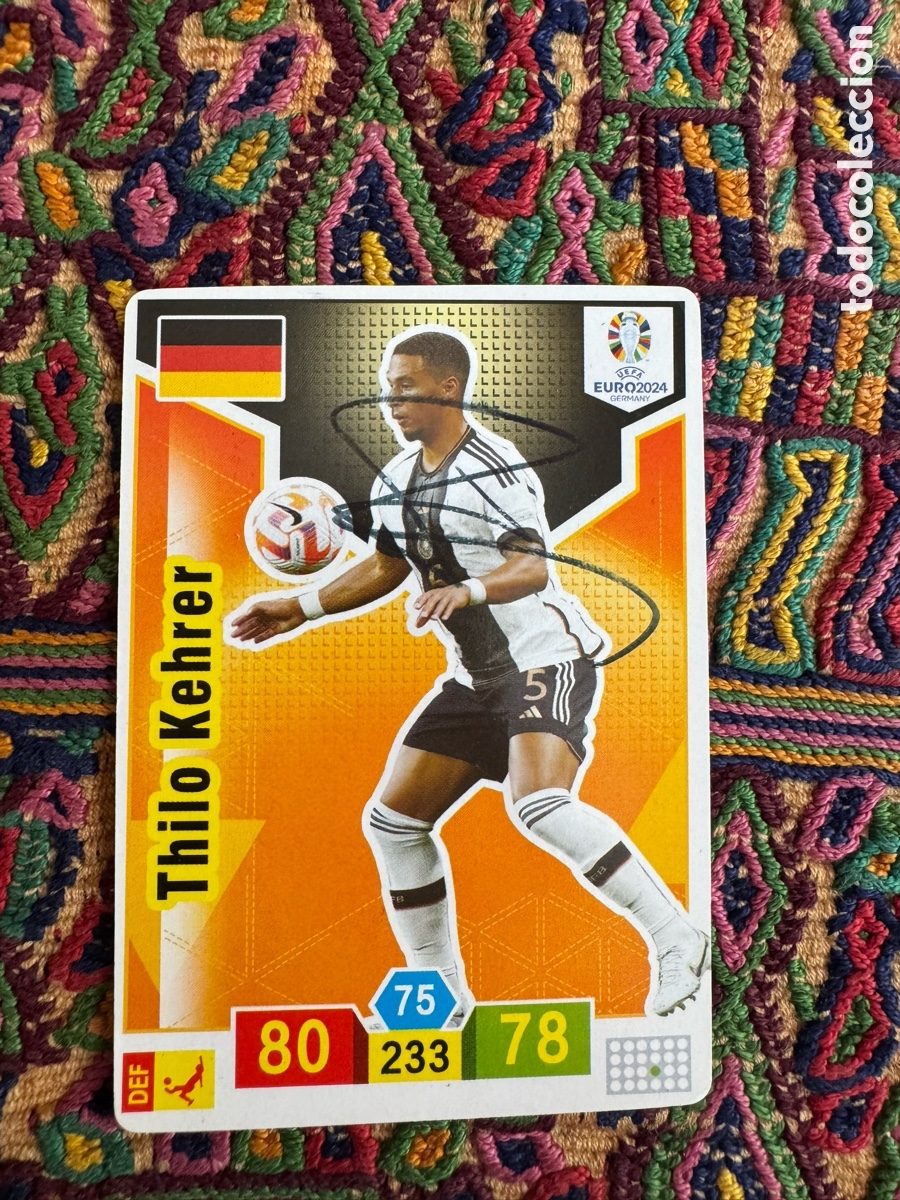 Cromos de F&uacute;tbol: Thilo Kehrer Euro 2024 Germany firmado