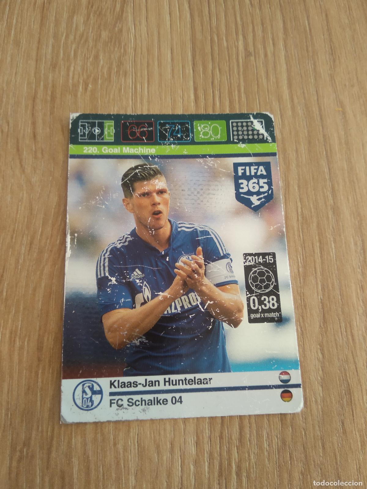 Cromos de F&uacute;tbol: 220 HUNTELAAR SCHALKE 04 CROMO FUTBOL PANINI FIFA 365 2015-2016 ADRENALYN 15-16