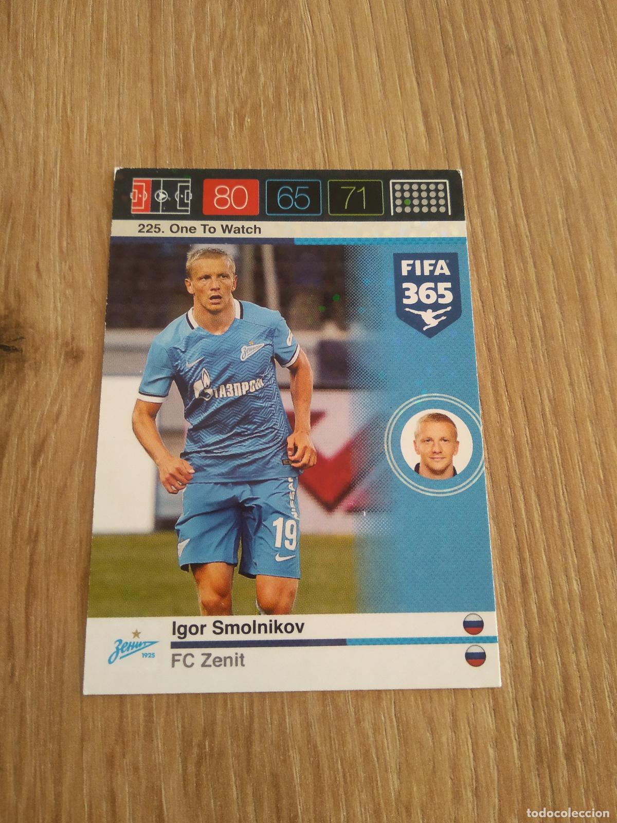 Cromos de F&uacute;tbol: 225 SMOLNIKOV ZENIT CROMO FUTBOL PANINI FIFA 365 2015-2016 ADRENALYN 15-16