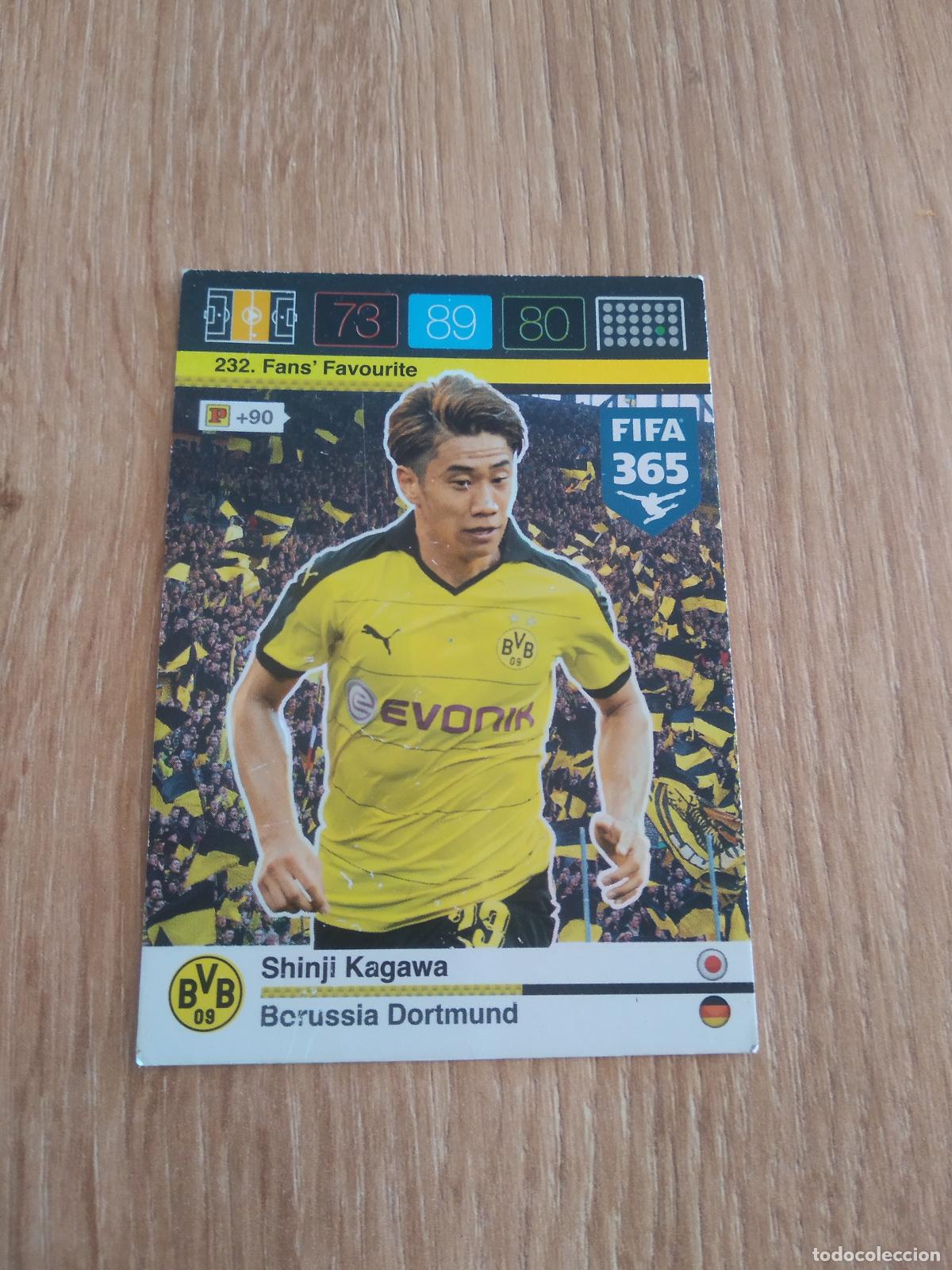 Cromos de F&uacute;tbol: 232 KAGAWA BORUSSIA DORTMUND CROMO FUTBOL PANINI FIFA 365 2015-2016 ADRENALYN 15-16