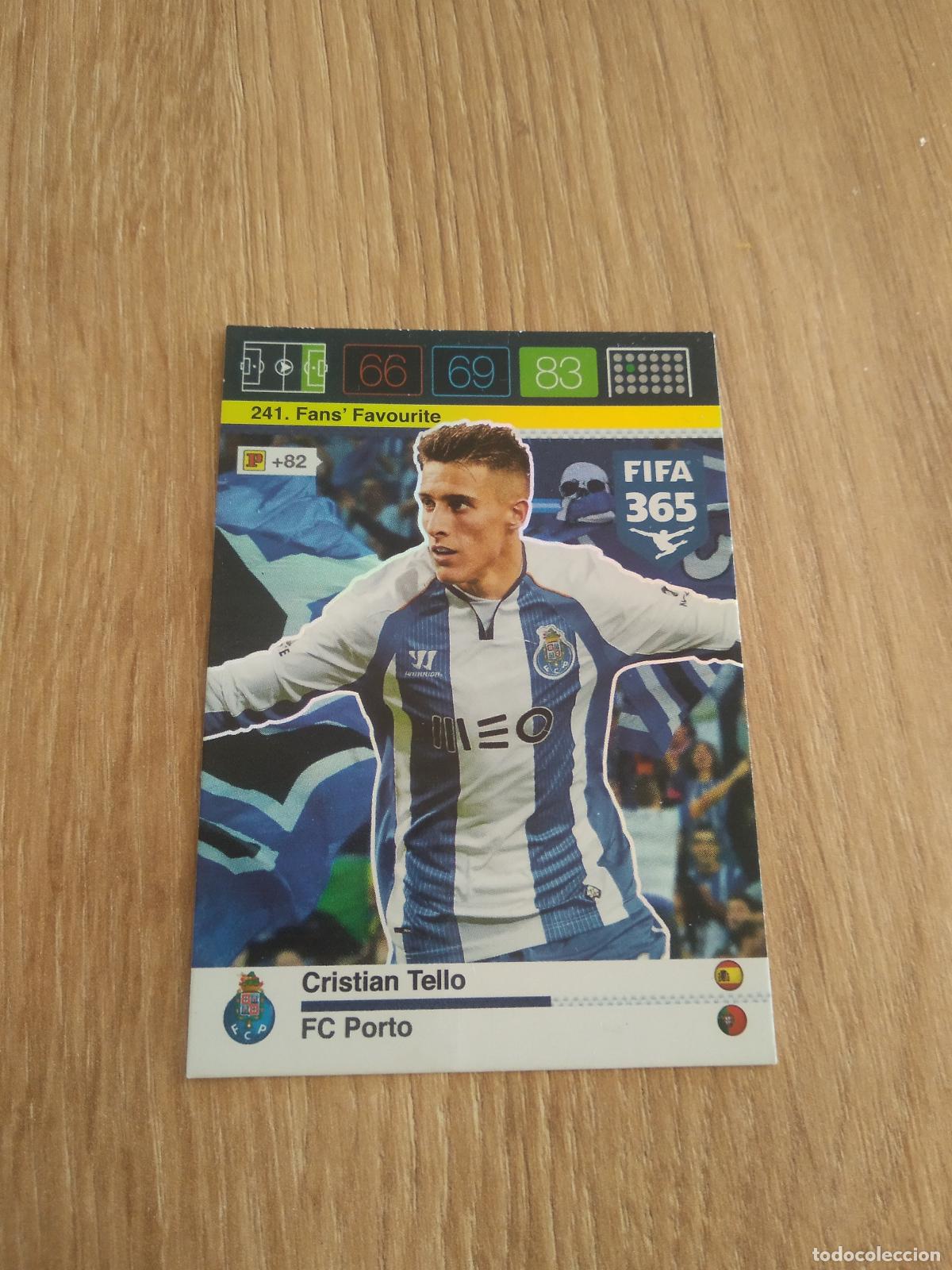 Cromos de F&uacute;tbol: 241 CRISTIAN TELLO PORTO CROMO FUTBOL PANINI FIFA 365 2015-2016 ADRENALYN 15-16