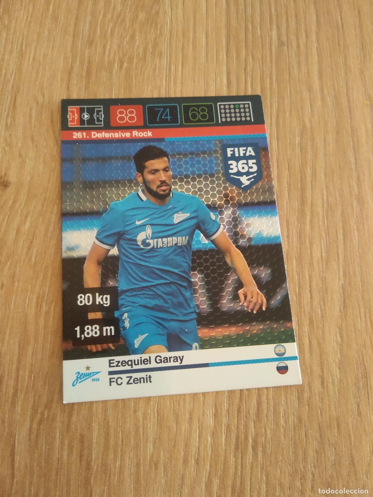 Cromos de F&uacute;tbol: 261 GARAY ZENIT CROMO FUTBOL PANINI FIFA 365 2015-2016 ADRENALYN 15-16