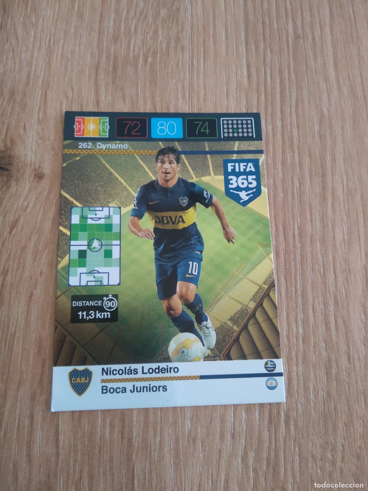 Cromos de F&uacute;tbol: 262 NICOLAS LODEIRO BOCA JUNIORS CROMO FUTBOL PANINI FIFA 365 2015-2016 ADRENALYN 15-16
