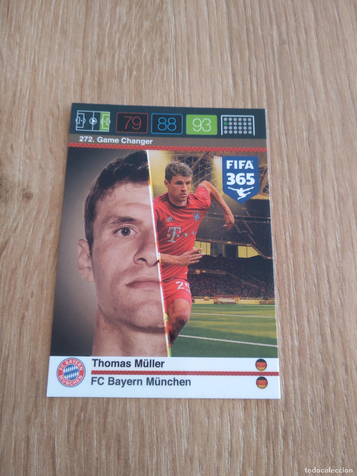 Football Stickers: 272 MULLER BAYERN MUNICH CROMO FUTBOL PANINI FIFA 365 2015-2016 ADRENALYN 15-16