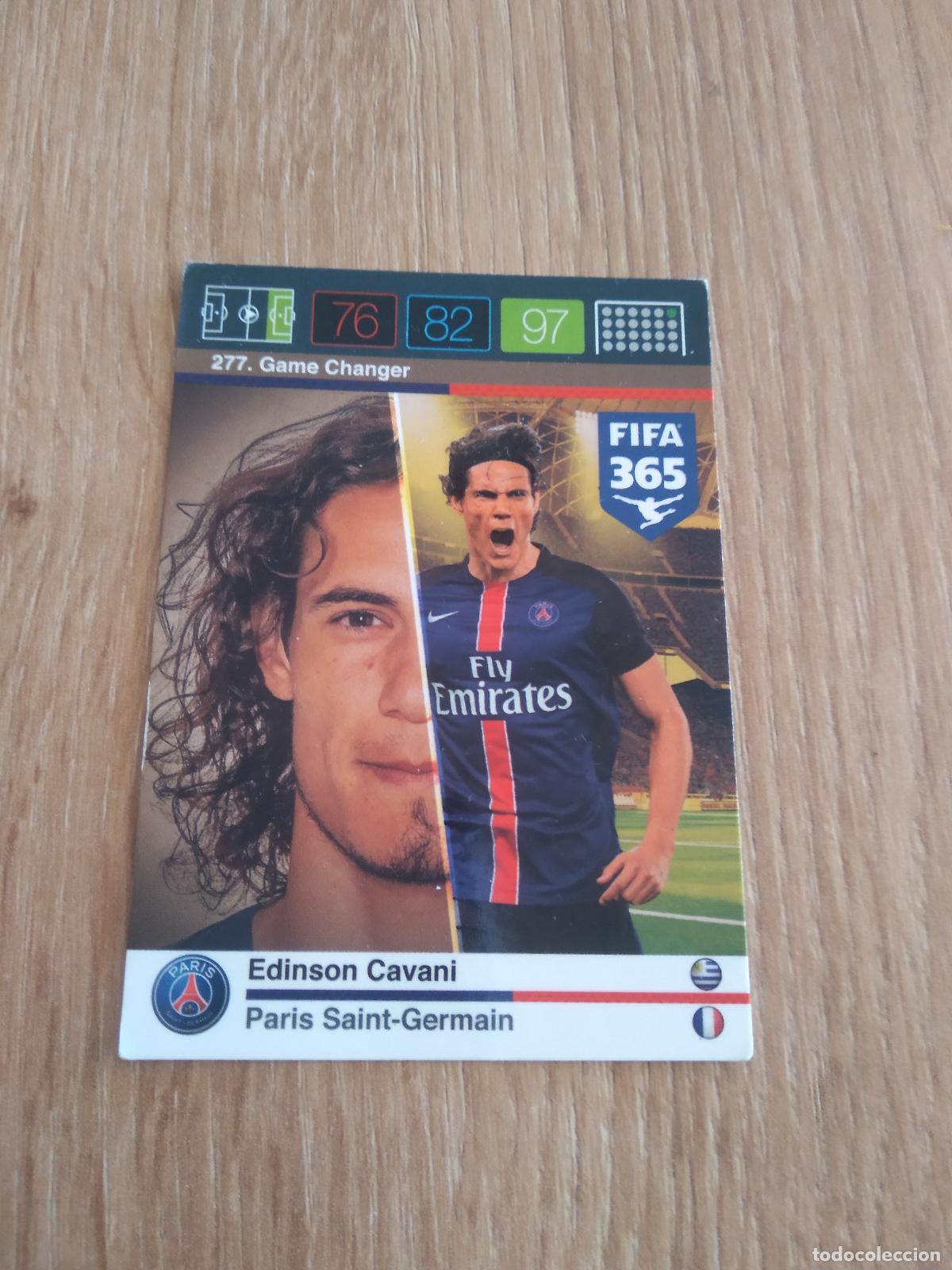 Football Stickers: 277 CAVANI PARIS SAINT GERMAIN CROMO FUTBOL PANINI FIFA 365 2015-2016 ADRENALYN 15-16