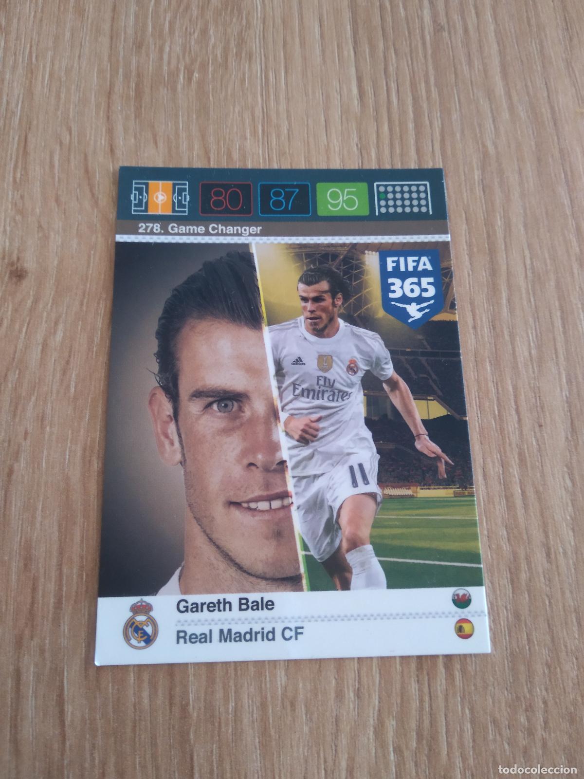 Football Stickers: 278 BALE REAL MADRID CROMO FUTBOL PANINI FIFA 365 2015-2016 ADRENALYN 15-16
