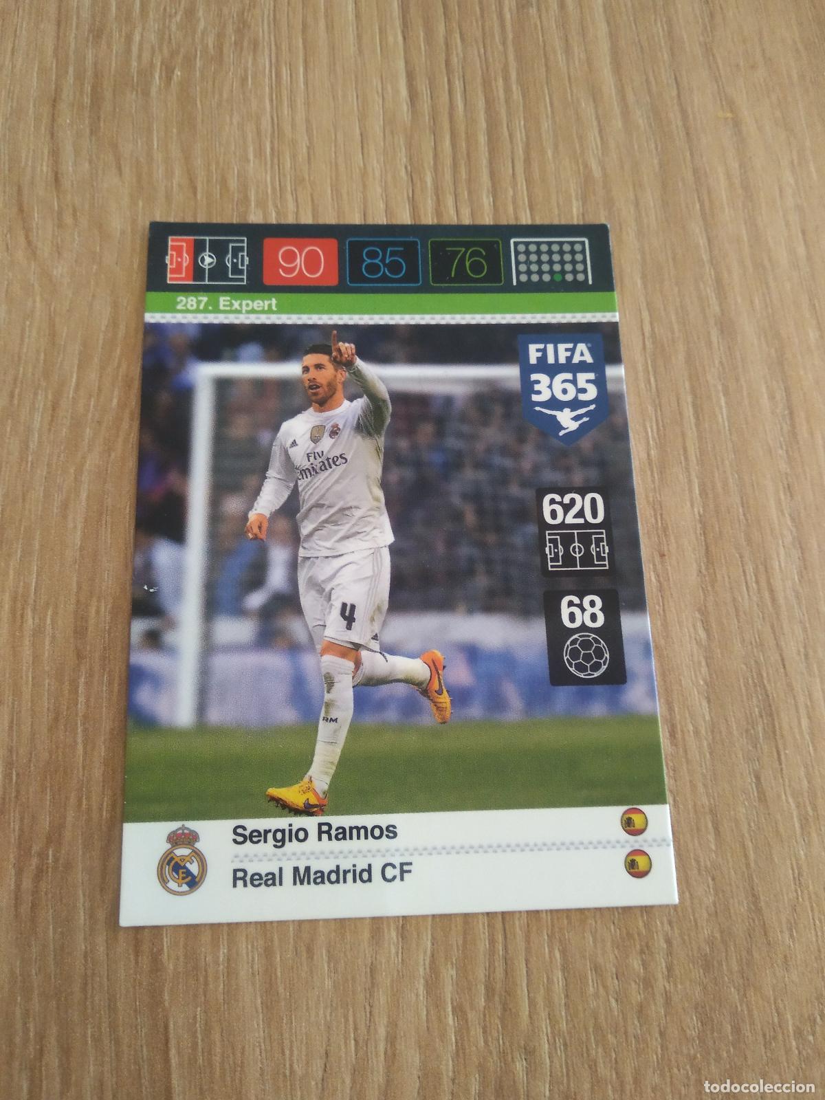 Football Stickers: 287 RAMOS REAL MADRID CROMO FUTBOL PANINI FIFA 365 2015-2016 ADRENALYN 15-16