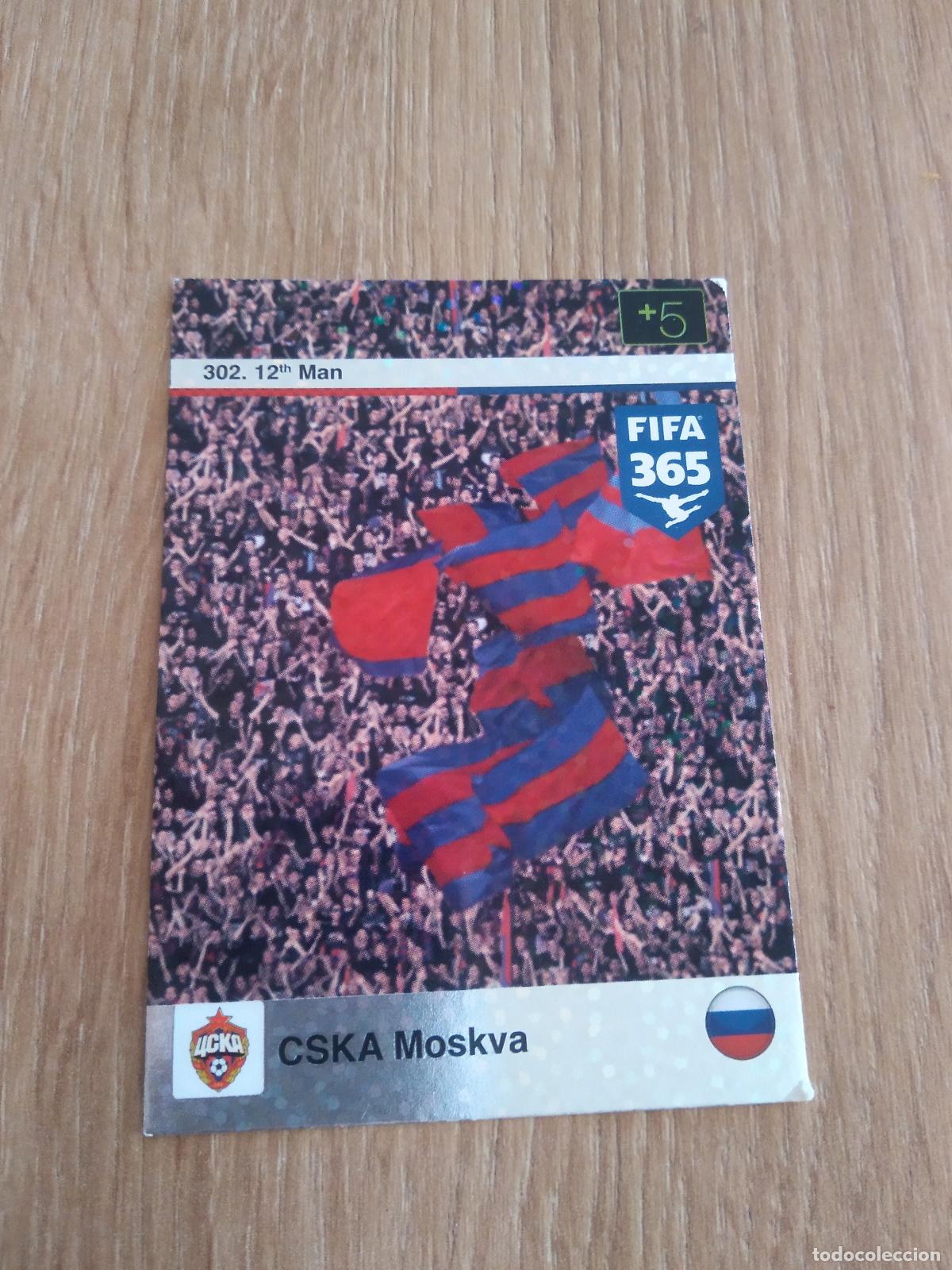 Football Stickers: 302 FANS AFICION CSKA MOSCU CROMO FUTBOL PANINI FIFA 365 2015-2016 ADRENALYN 15-16