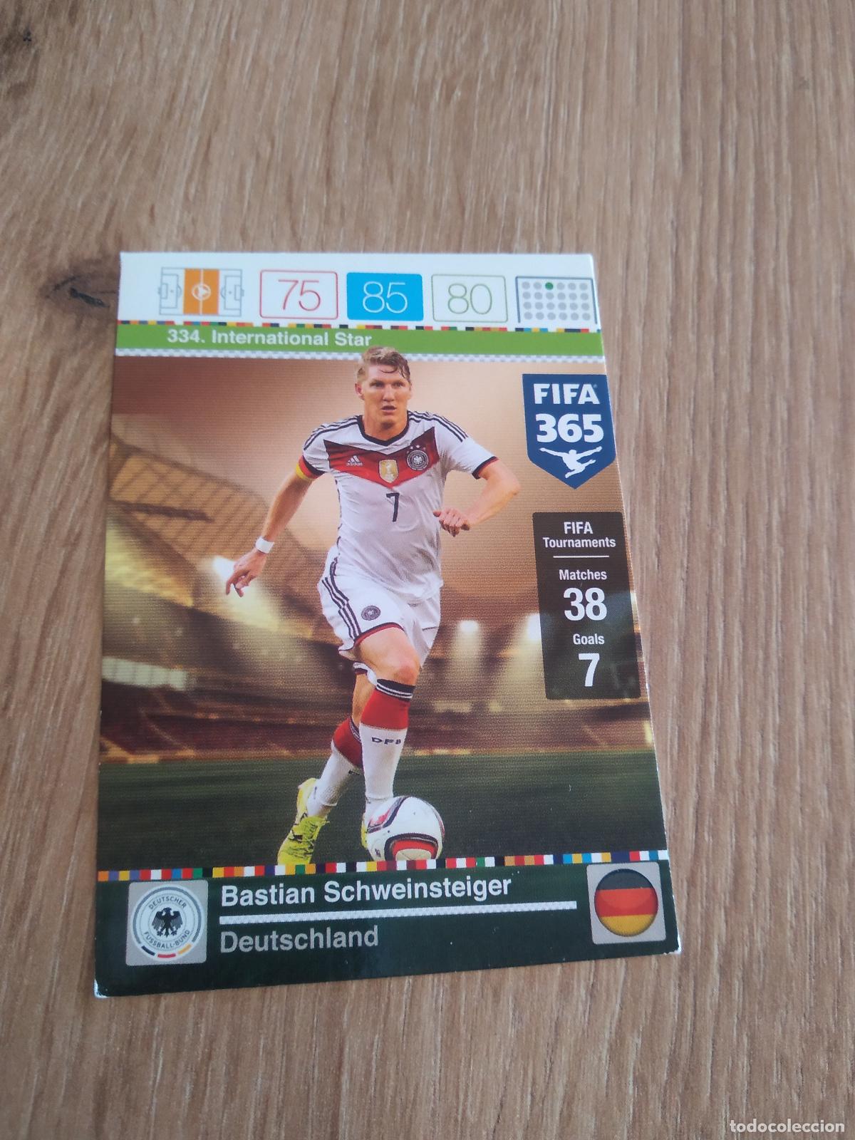 Football Stickers: 334 SCHWEINSTEIGER ALEMANIA CROMO FUTBOL PANINI FIFA 365 2015-2016 ADRENALYN 15-16